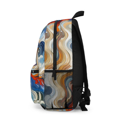 "Sunrise Serenity: An Abstract Painting Inspired by Renewal" - The Alien Backpack Lyrical Abstraction