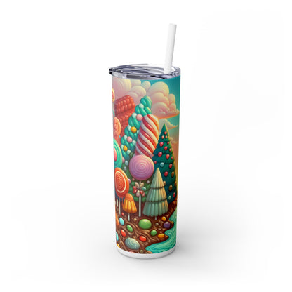 « Sugar Rush Forest » - Le verre fin Alien Maars® avec paille 20 oz