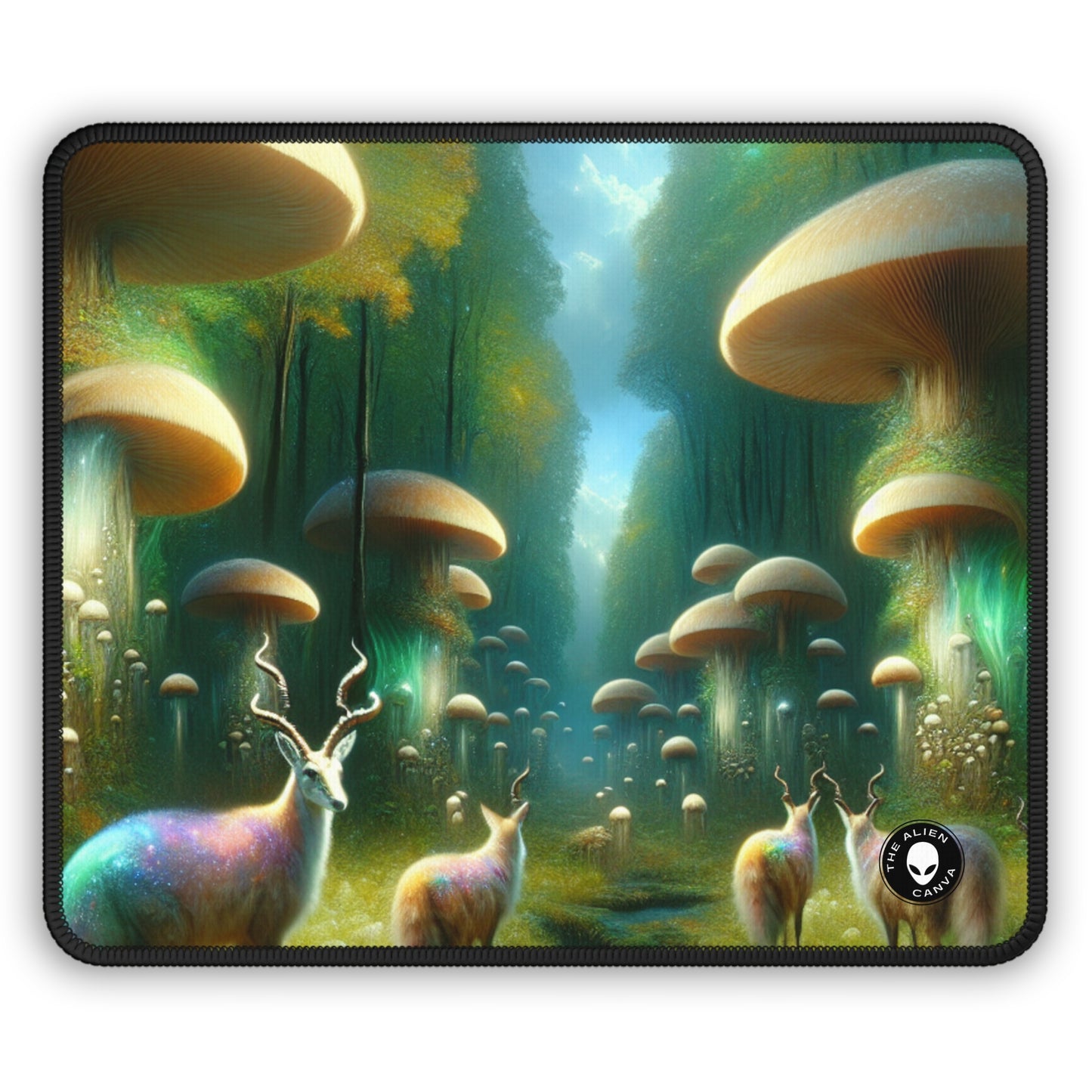 « Mystical Mushroom Grove » – Le tapis de souris de jeu Alien