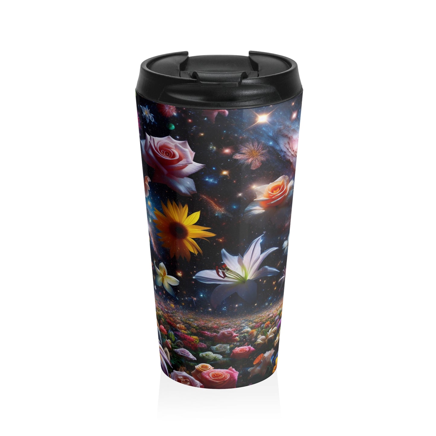 "Floral Constellations" - The Alien Stainless Steel Travel Mug