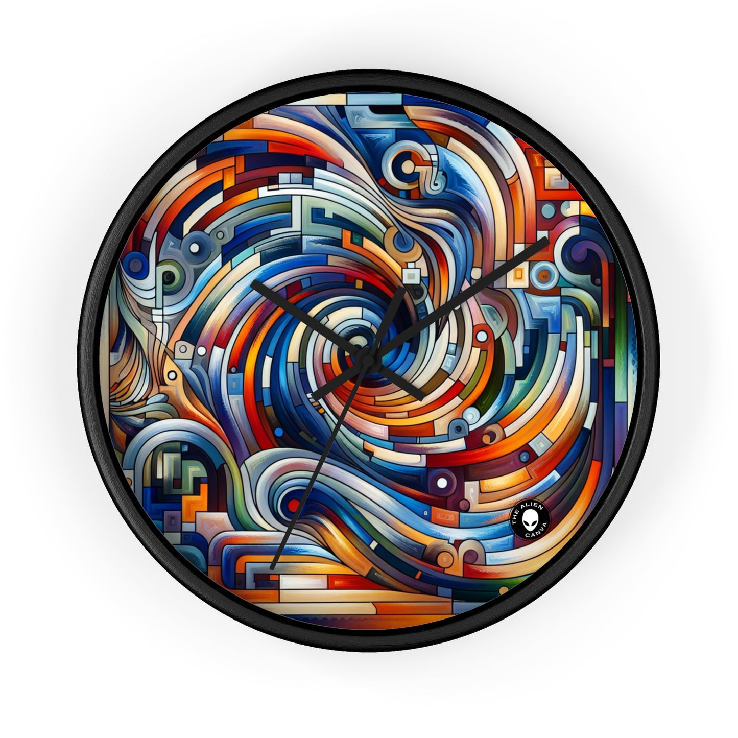 "Harmony in Motion: A Kinetic Exploration" - L'horloge murale extraterrestre Kinetic Art