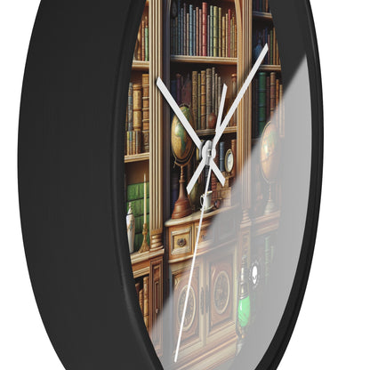 "Revealed Wonders: A Trompe-l'oeil Journey to an Underwater Oasis" - The Alien Wall Clock Trompe-l'oeil