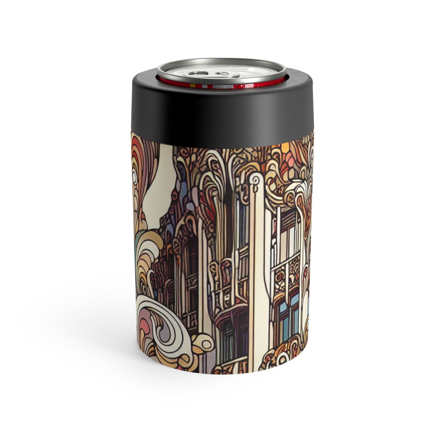 "Enchanted Seasons: Art Nouveau Forest Illustration" - The Alien Can Holder Art Nouveau