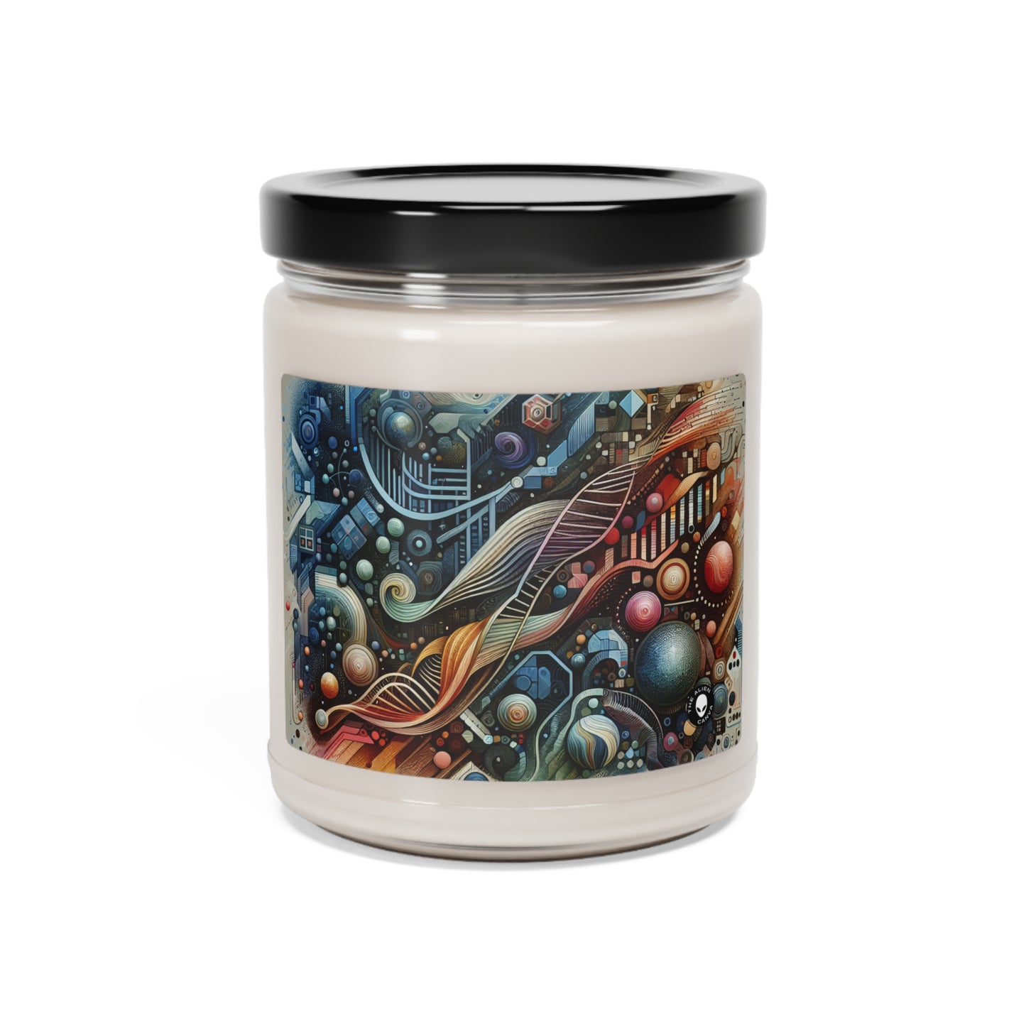 "Bio-Futurisme : Art inspiré des ailes de papillon" - La bougie de soja parfumée Alien 9oz Bio Art