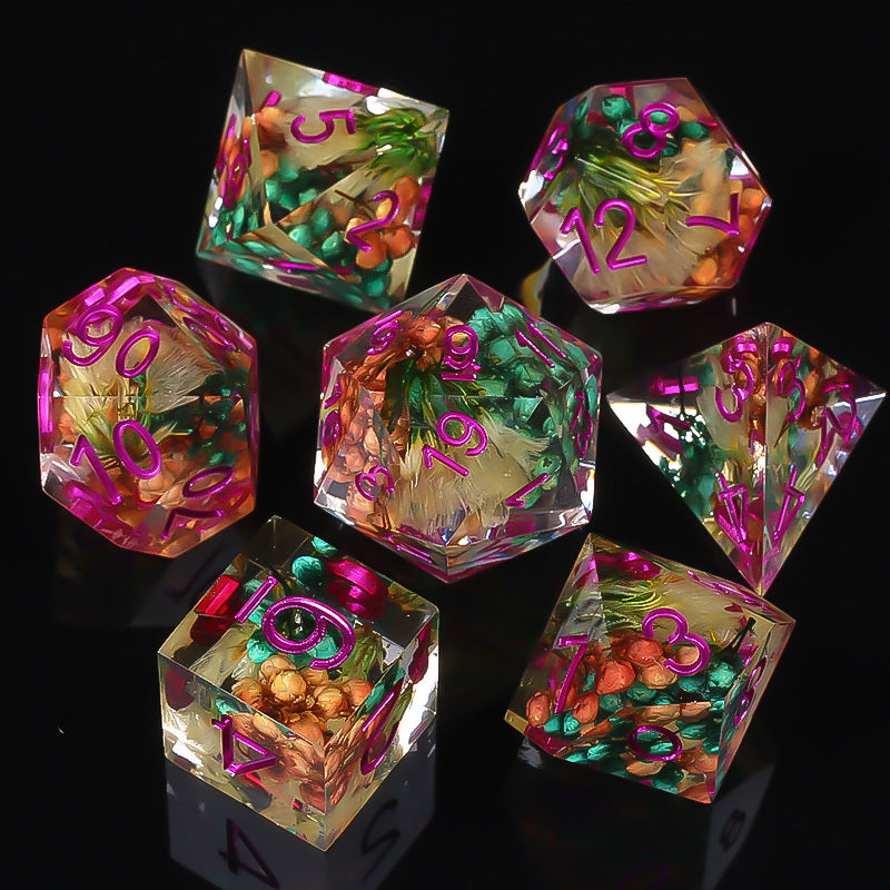 Running Ball Dice Natural Resin Suit