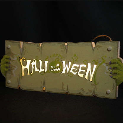 Nouveau Halloween maison atmosphère veilleuse décoration pendentif