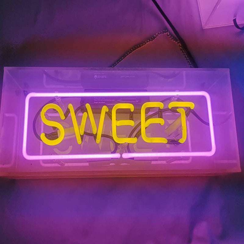 Neon Sign Acrylic Glass Light Box