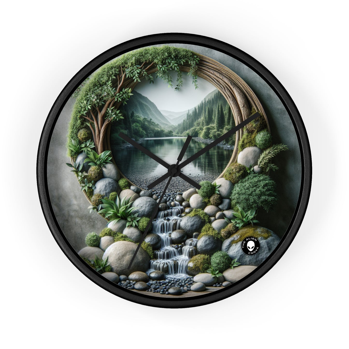 "Eco-Unity: A Multi-Sensory Sculptural Journey" - The Alien Wall Clock Environmental Sculpture