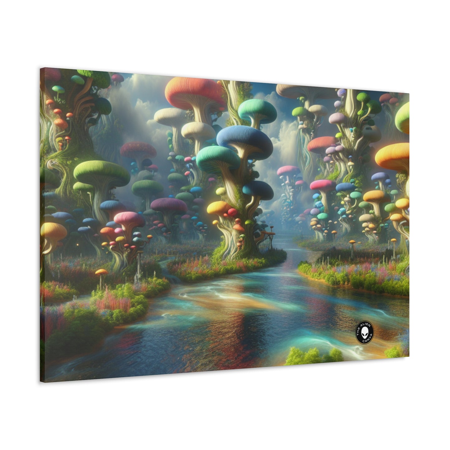 "Mystical Mushroom Wonderland" - The Alien Canva