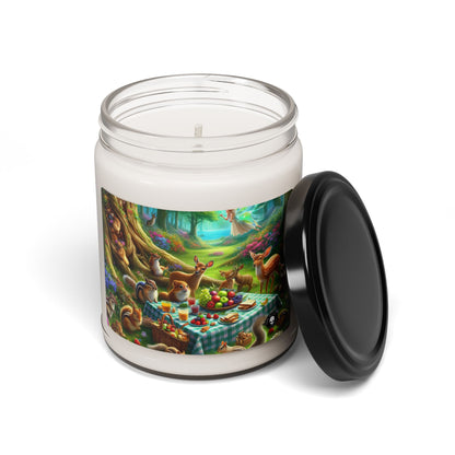 "Enchanted Forest Picnic: A Magical Gathering" - The Alien Scented Soy Candle 9oz