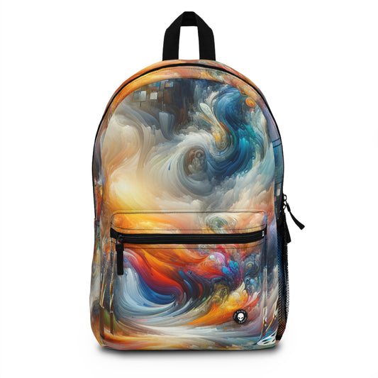 "Mystical Forest: A Whimsical Wonderland" - The Alien Backpack Digital Painting