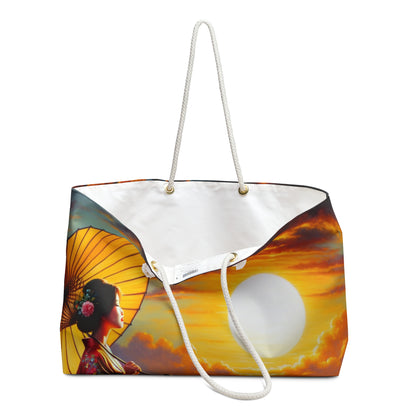 "Golden Reflections" - The Alien Weekender Bag Impressionism Style