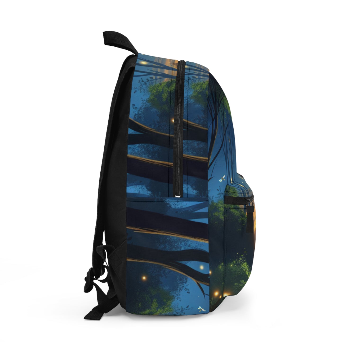 "Enchanted Dusk: Fireflies in the Forest" - The Alien Backpack