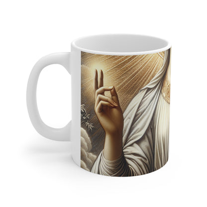 "The Radiant Madonna" - The Alien Ceramic Mug 11oz Religious Art