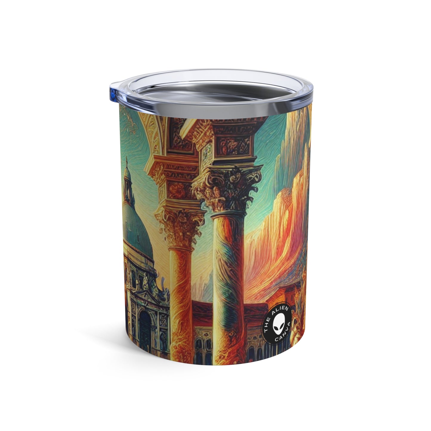 Venetian Dreams: A Fantastical Twist on the Famous Canals - The Alien Tumbler 10oz Venetian School