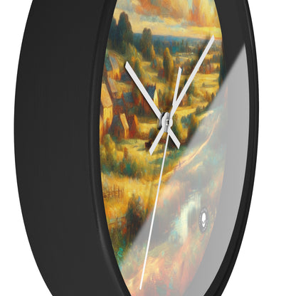 "Crepúsculo del bosque de hadas" - El reloj de pared alienígena Neoromanticismo