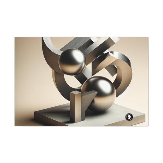 "Harmony in Nature: A Modernist Interpretation" - The Alien Canva Modernist Sculpture