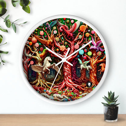 "Sweet Forest Whimsy" - L'horloge murale extraterrestre