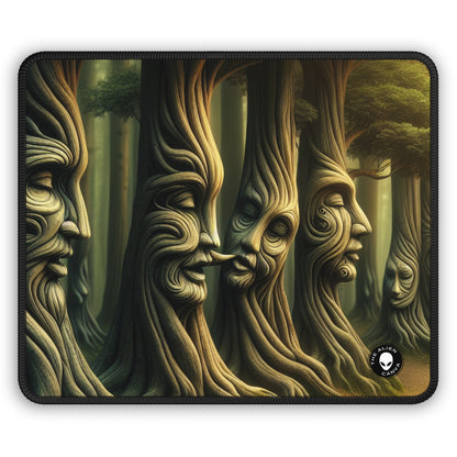 "Whispering Trees: Secrets of the Mystic Forest" - The Alien Gaming Mouse Pad