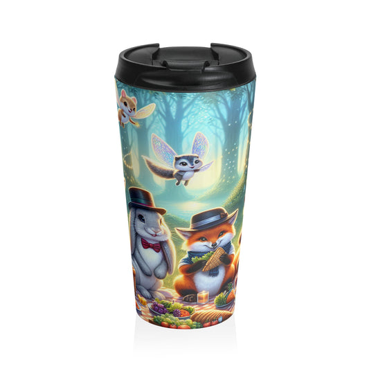 "Hats Off in the Enchanted Forest" - The Alien Stainless Steel Travel Mug