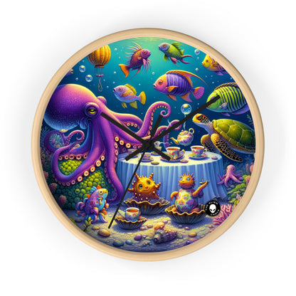 "Tea Time Under the Sea" - The Alien Wall Clock