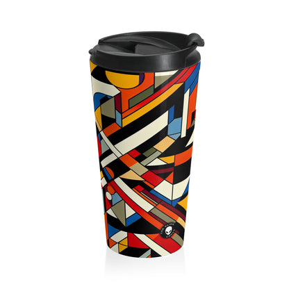 "United We Stand: A Constructivist Call for Equality" - The Alien Stainless Steel Travel Mug Constructivism