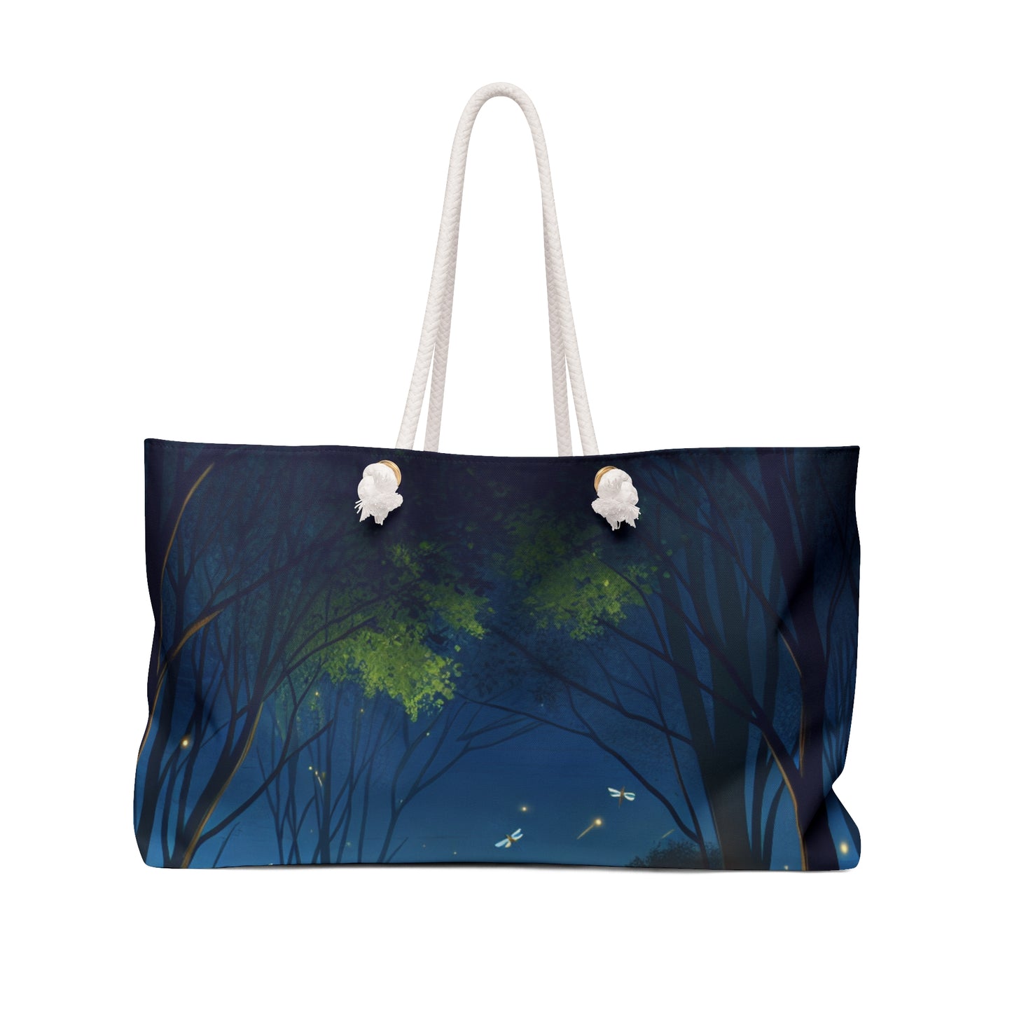 "Enchanted Dusk: Fireflies in the Forest" - The Alien Weekender Bag