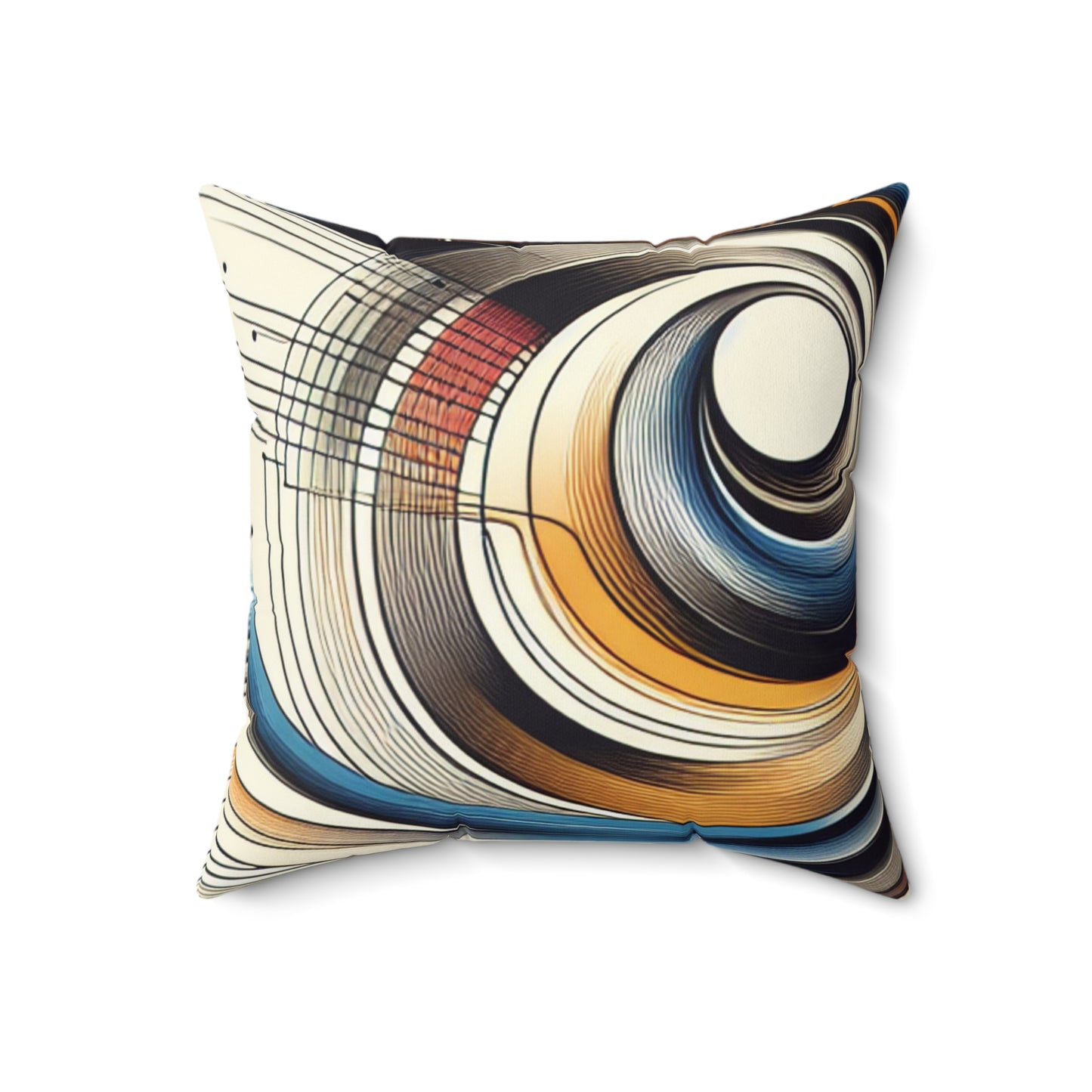 "Mechanical Harmony: A Kinetic Art Installation"- The Alien Spun Polyester Square Pillow Kinetic Art