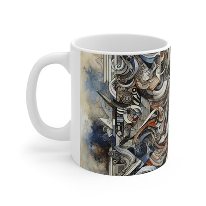 Title: "Challenging Taboos: Beyond Boundaries in Transgressive Art" - The Alien Ceramic Mug 11oz Transgressive Art