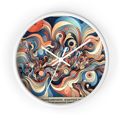 "Unleashing the Unconscious: A Surrealistic Exploration" - The Alien Wall Clock Surrealist Automatism