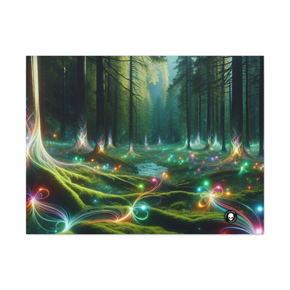 - Crystal-Enchanted Forest: A Tapestry of Light - The Alien Canva