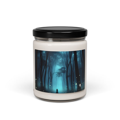 « Guidé par les lucioles : le spectacle de lumière secret d'une forêt » - Bougie parfumée au soja Alien 9oz