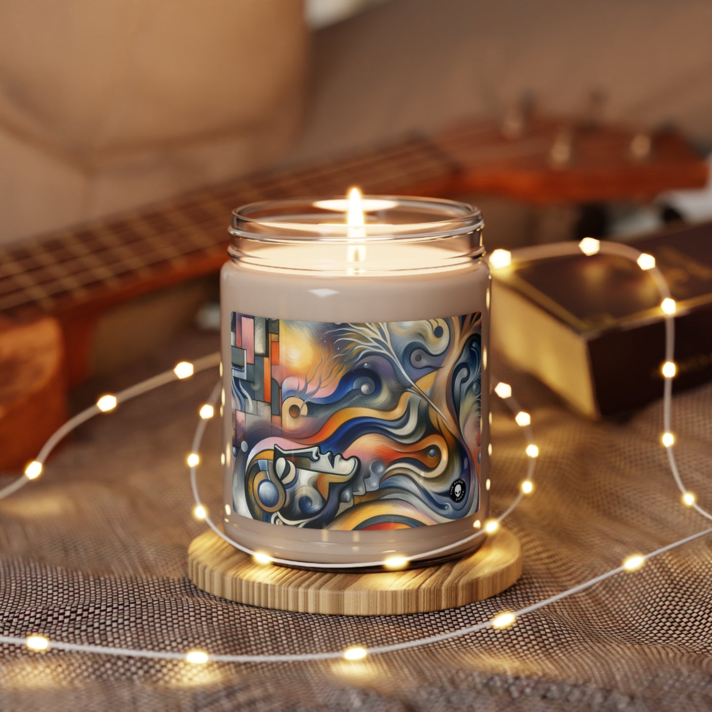 "Everyday Enchantment: A Surreal World in Motion" - The Alien Scented Soy Candle 9oz Surrealist Automatism