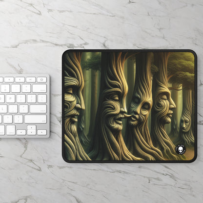 "Whispering Trees: Secrets of the Mystic Forest" - The Alien Gaming Mouse Pad