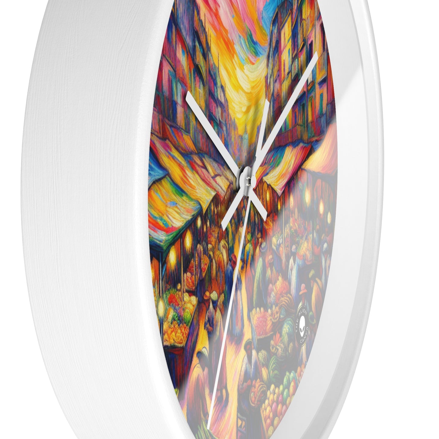 "Jungle Fauvisme" - L'Horloge Murale Alien Fauvisme