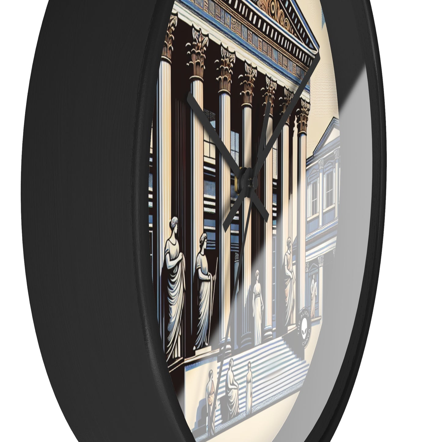 "Neoclassical Urban Elegance" - The Alien Wall Clock Neoclassicism