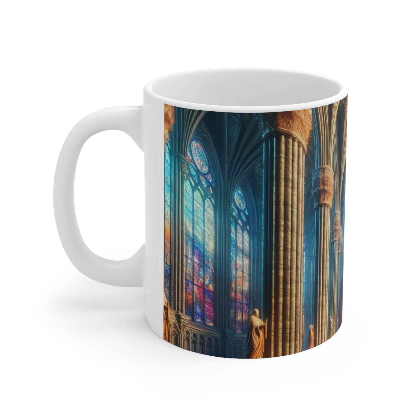 Shadows of the Gothic Cathedral - The Alien Ceramic Mug 11oz Gothic Art