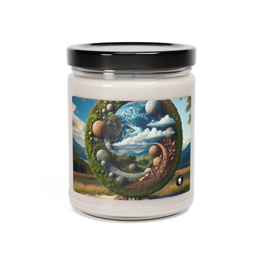 "Sahara Sands: Aerial Earth Art Installation" - The Alien Scented Soy Candle 9oz Earth Art