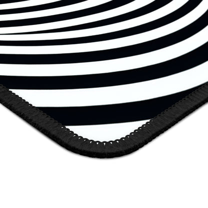 "Optical Illusion Wave" - The Alien Gaming Mouse Pad Op Art Style