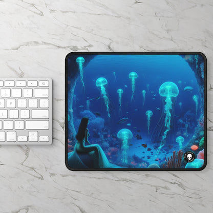 "La sérénité de la sirène : un ballet de méduses" - Le tapis de souris de jeu Alien