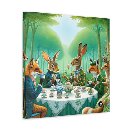 "Enchanted Tea in the Forest" - The Alien Canva