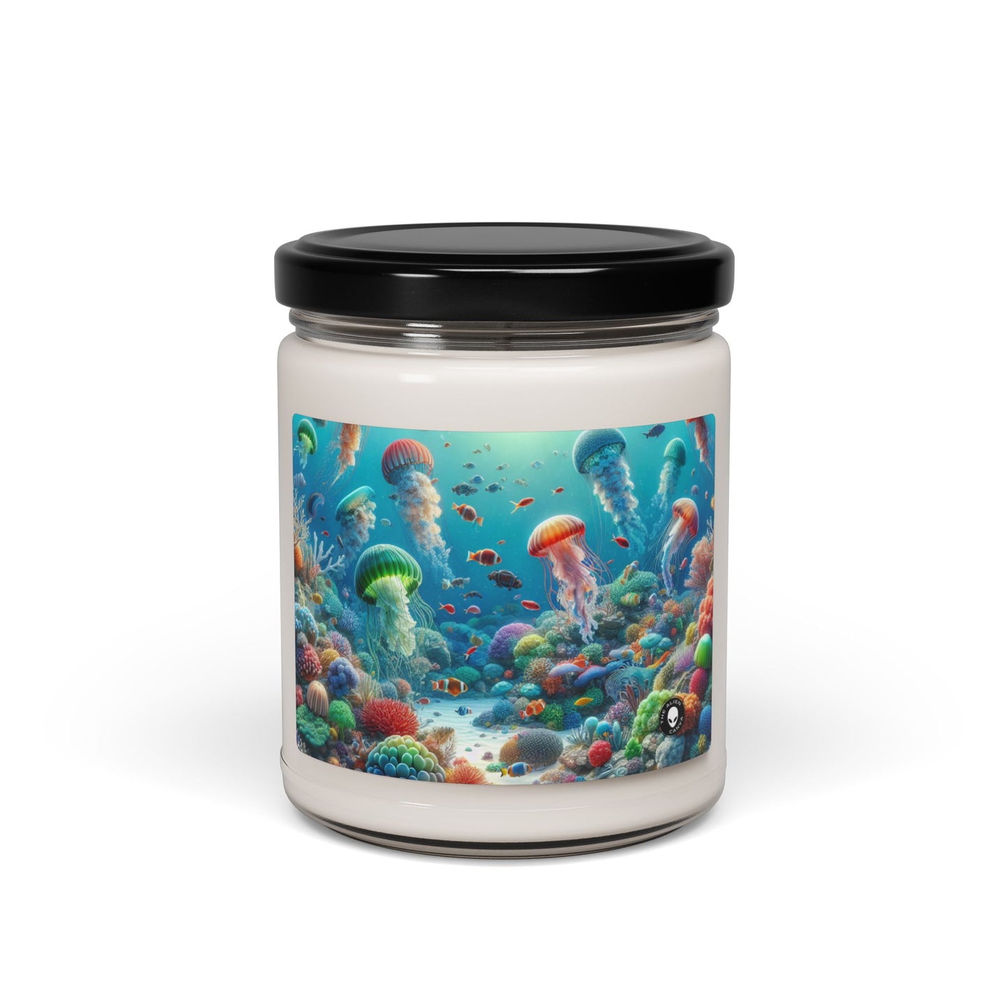 Bougie parfumée au soja « Jellyfish Fantasy » - La bougie parfumée Alien 9oz