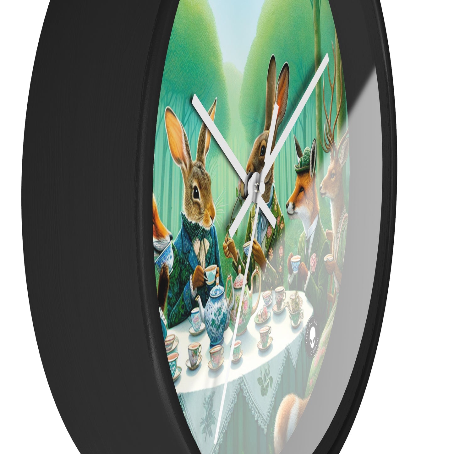 "Enchanted Tea in the Forest" - The Alien Wall Clock