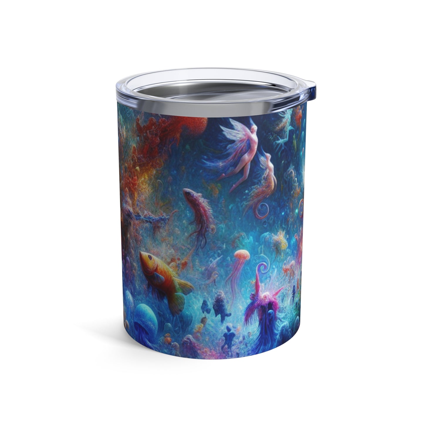 "Glowing Coral Dance Party" - The Alien Tumbler 10oz