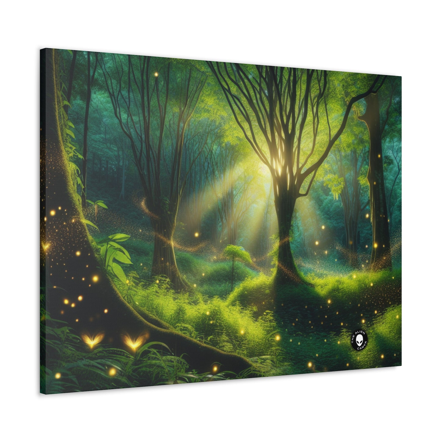 "Glowing Forest Magic" - The Alien Canva