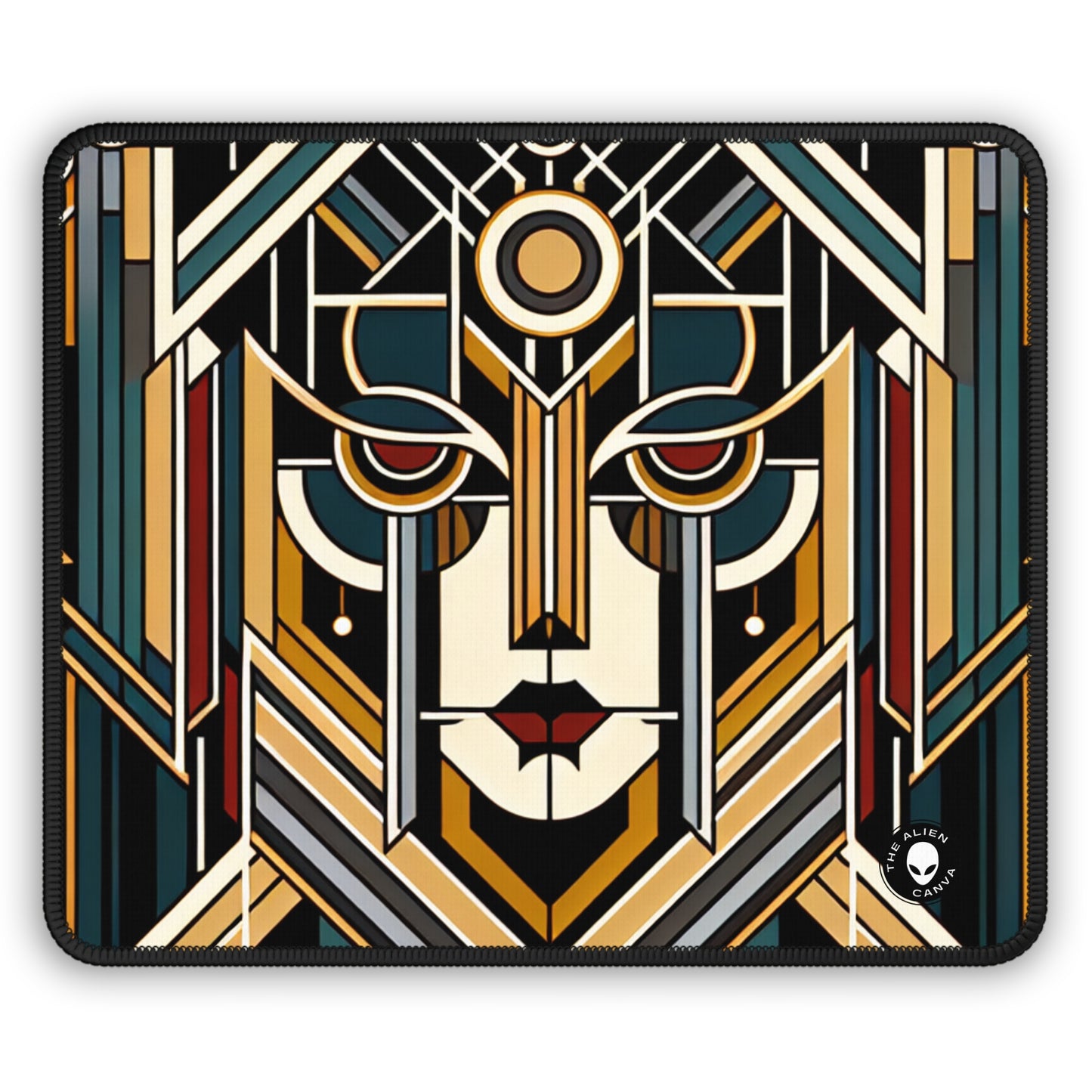 "Glamour & Decadence: A 1920s Art Deco Cocktail Soiree" - The Alien Gaming Mouse Pad Art Deco