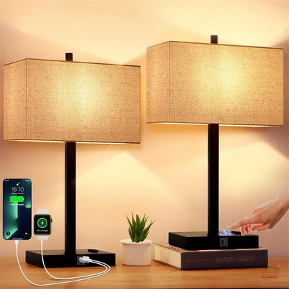 Touch Control Charging Decoration Bedside Lamp