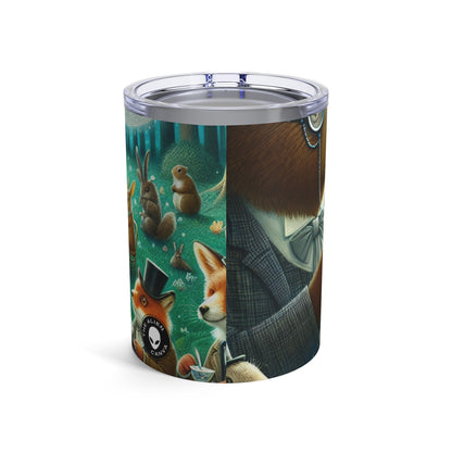 "Enchanted Moonlit Tea Party in the Forest" - The Alien Tumbler 10oz