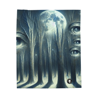 « The Watching Woods » – La couverture en peluche en velours Alien