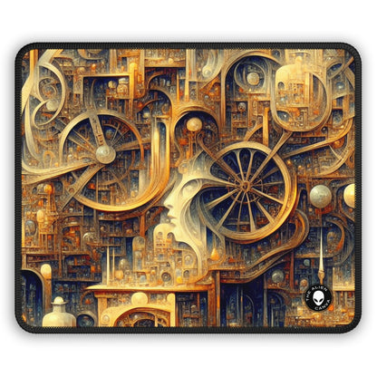 "Unidad en armonía vibrante: una exploración metafísica abstracta" - The Alien Gaming Mouse Pad Arte metafísico